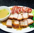 Best D9. Super Plate (B) 三拼撈麵(含燒臘、牛腩或雞) in Portland, OR